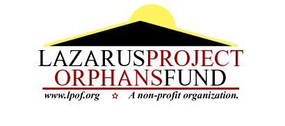 Lazarus Project Orphans Fund logo.Click here to enter site.