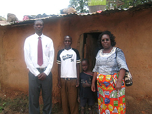 Pastor Malyo, Lazarus and Gladys.